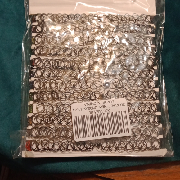 24 pk Choker Necklace Set Stretch Henna Tattoo 90s Party. - Picture 4 of 5